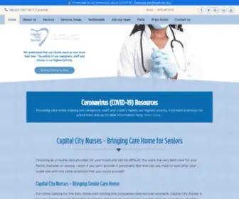 Capitalcitynurses.com(Capital City Nurses) Screenshot