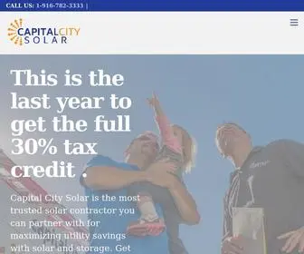 Capitalcitysolar.com(Photovoltaic (PV) solar company in Northern California) Screenshot