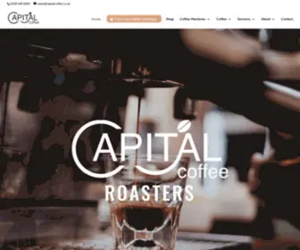 Capitalcoffee.co.uk(Coffee Roasters London UK) Screenshot