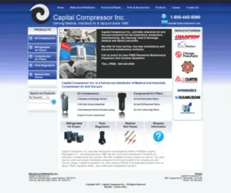 Capitalcompressor.com(Capital Compressor Inc) Screenshot