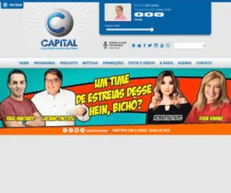 Capitalcomvoce.com.br(Rádio CapitalAM) Screenshot