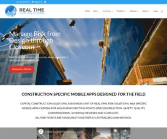 Capitalconstructionsolutions.com(Real-Time Risk Solutions) Screenshot