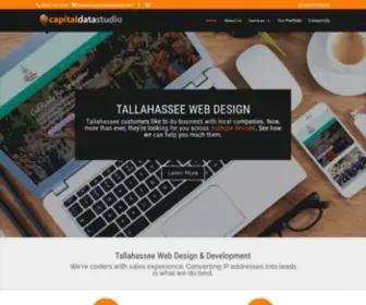 Capitaldatastudio.com(Tallahassee Web Design firm) Screenshot