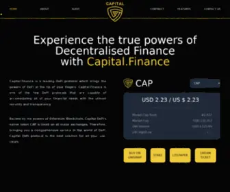 Capitaldefi.finance(Capitaldefi finance) Screenshot