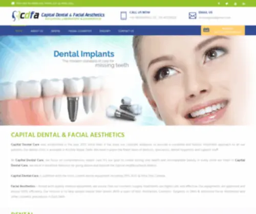 Capitaldentalcosmetics.com(CAPITAL DENTAL & FACIAL AESTHETICS) Screenshot