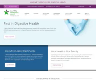 Capitaldigestivecare.com(Capital Digestive Care) Screenshot