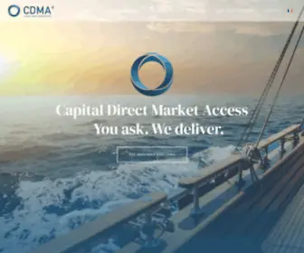 Capitaldma.com(Capital Direct Market Access) Screenshot