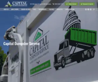 Capitaldumpsterservice.com(Capital Dumpster Service) Screenshot