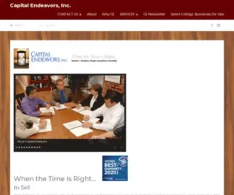 Capitalendeavors.com(Valuation, Mergers, Acquisitions, Consulting) Screenshot