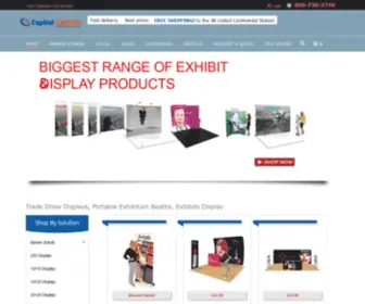 Capitalexhibits.com(Trade Show Displays) Screenshot