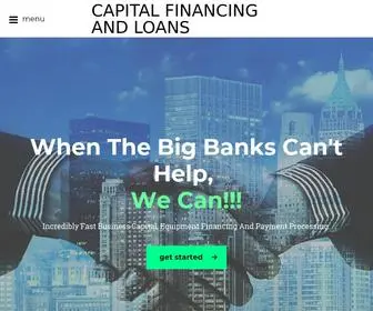 Capitalfinancingloans.com(CAPITAL FINANCING and LOANS) Screenshot