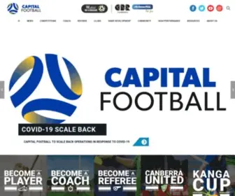 Capitalfootball.com.au(Capital Football) Screenshot