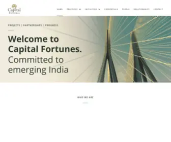 Capitalfortunes.com(Committed to emerging India) Screenshot