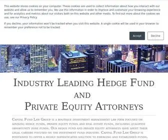Capitalfundlaw.com(Hedge Fund Attorneys) Screenshot