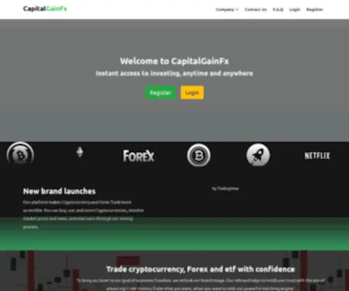 Capitalgainfx.com(SwingCrypt) Screenshot