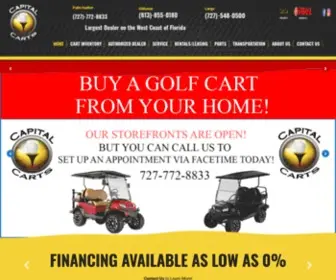Capitalgolfcart.com Screenshot