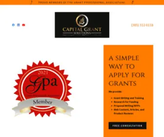 Capitalgrantsolutions.com(Capital Grant Solutions) Screenshot