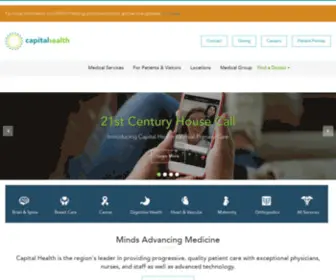 Capitalhealth.org(Capital Health) Screenshot