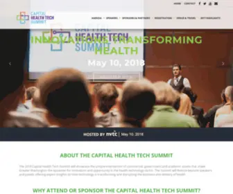 Capitalhealthsummit.com(NVTC Capital Health Tech Summit) Screenshot