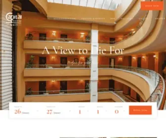 Capitalhotelandspa.com(Capital Hotel & Spa) Screenshot