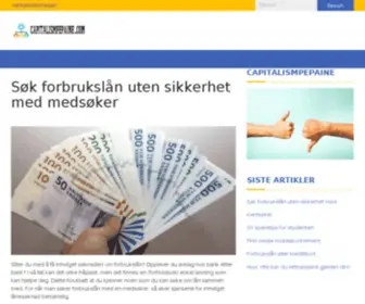 Capitalismpepaine.com(Forbruksfinansiering) Screenshot