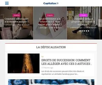 Capitalize.fr(DEFISCALISATION ET ASSURANCES FRANCE) Screenshot