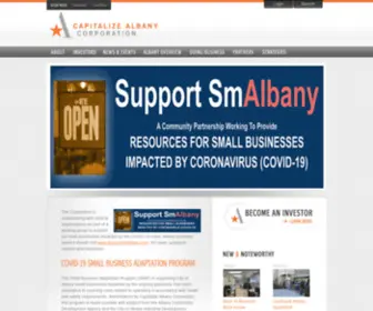 Capitalizealbany.com(Capitalize Albany) Screenshot