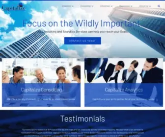 Capitalizeconsulting.com(Capitalize Consulting) Screenshot