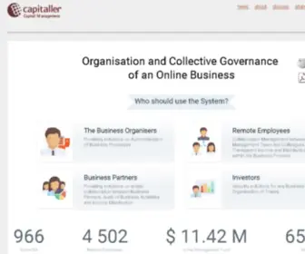 Capitaller.ru(организация и коллективное управление сетевым бизнесом) Screenshot