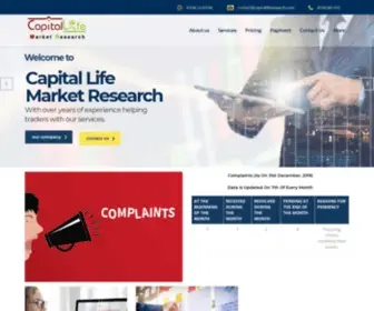 Capitalliferesearch.com(Capital Life) Screenshot