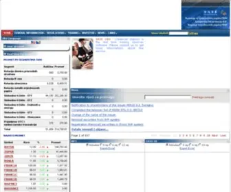 Capitalmarket.ba(Portal trzista kapitala u FBiH Portal trzista kapitala u FBiH 3) Screenshot