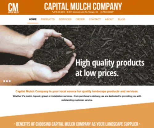 Capitalmulch.com(Capital Mulch Company) Screenshot