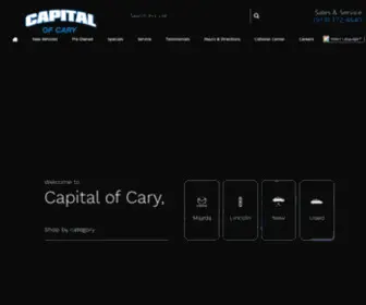 Capitalofcary.com(Capital Mazda of Cary All Pre) Screenshot