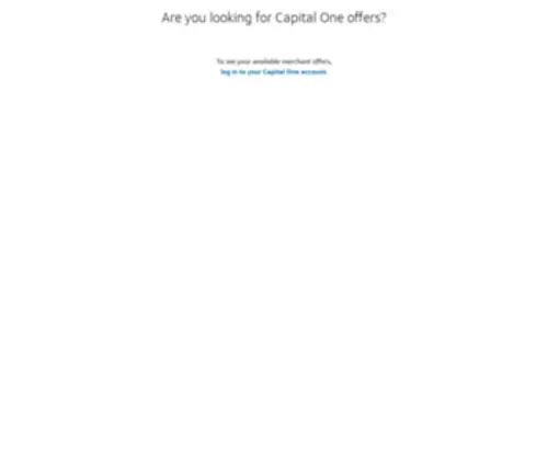 Capitaloneoffers.com(Capitaloneoffers) Screenshot