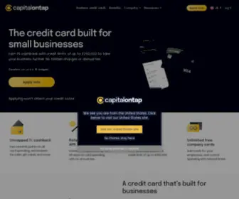 Capitalontap.com(Business Credit Cards) Screenshot
