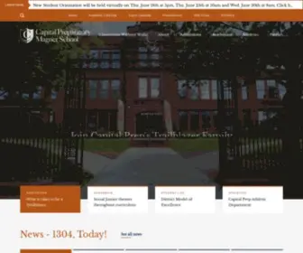 Capitalprep.org(Capital Preparatory Magnet School) Screenshot