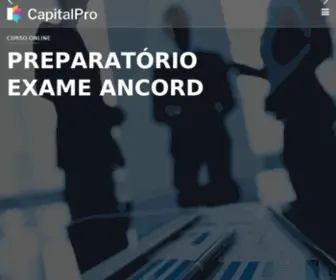 Capitalpro.com.br(Instituto Capital de Qualificação Profissional) Screenshot