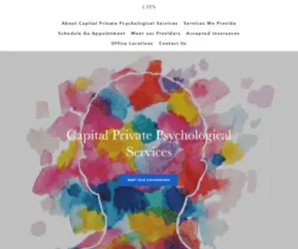 Capitalpsychservices.org(Capital Private Psychological Services) Screenshot