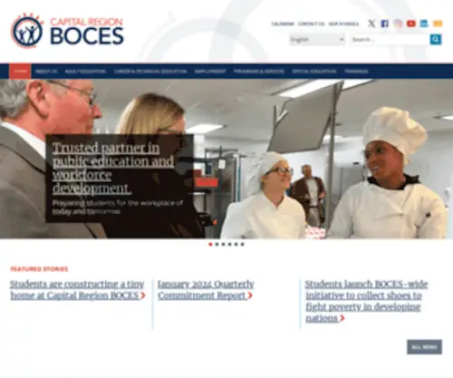 Capitalregionboces.org(Capital Region BOCES) Screenshot