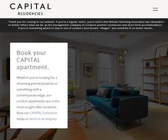 Capitalresidencies.co.uk(Capital Residencies) Screenshot