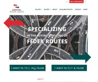 Capitalroutesales.com(Buying a FedEx Ground Route) Screenshot