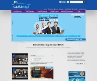 Capitalsalud.gov.co(Sector de Salud 4DS) Screenshot