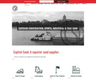 Capitalsandcompany.com(Industrial Sands Production and Distribution) Screenshot