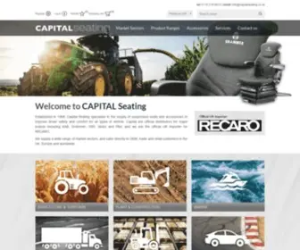 Capitalseating.co.uk(Capital Seating and Vision) Screenshot