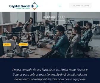 Capitalsocial.cnt.br(Capital Social Contabilidade e Gest) Screenshot