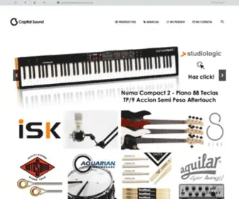 Capitalsound.com.ar(Capital Sound) Screenshot