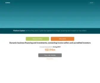 Capitalspringboard.com(Capital Springboard Peer to Peer Platform) Screenshot