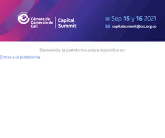 Capitalsummit2021.com(¡Bienvenidos) Screenshot