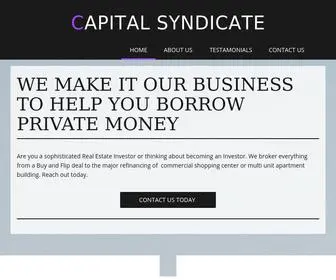 Capitalsyndicate.us(Capital Syndicate) Screenshot