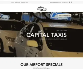 Capitaltaxis.co.nz(Capital Taxis) Screenshot